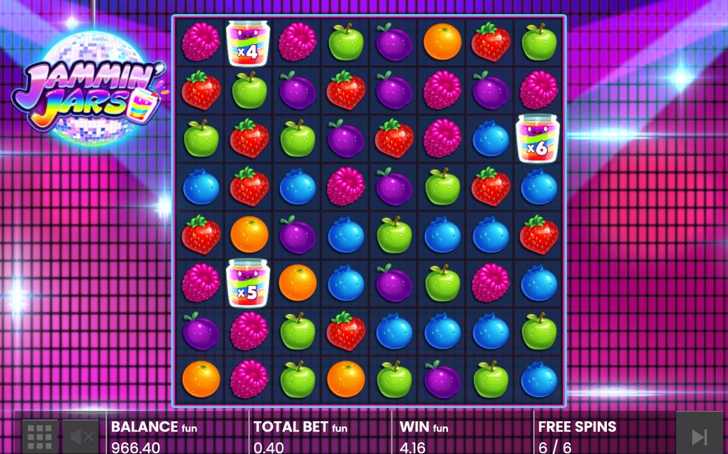 Free Games Feature running with sticky multipliers